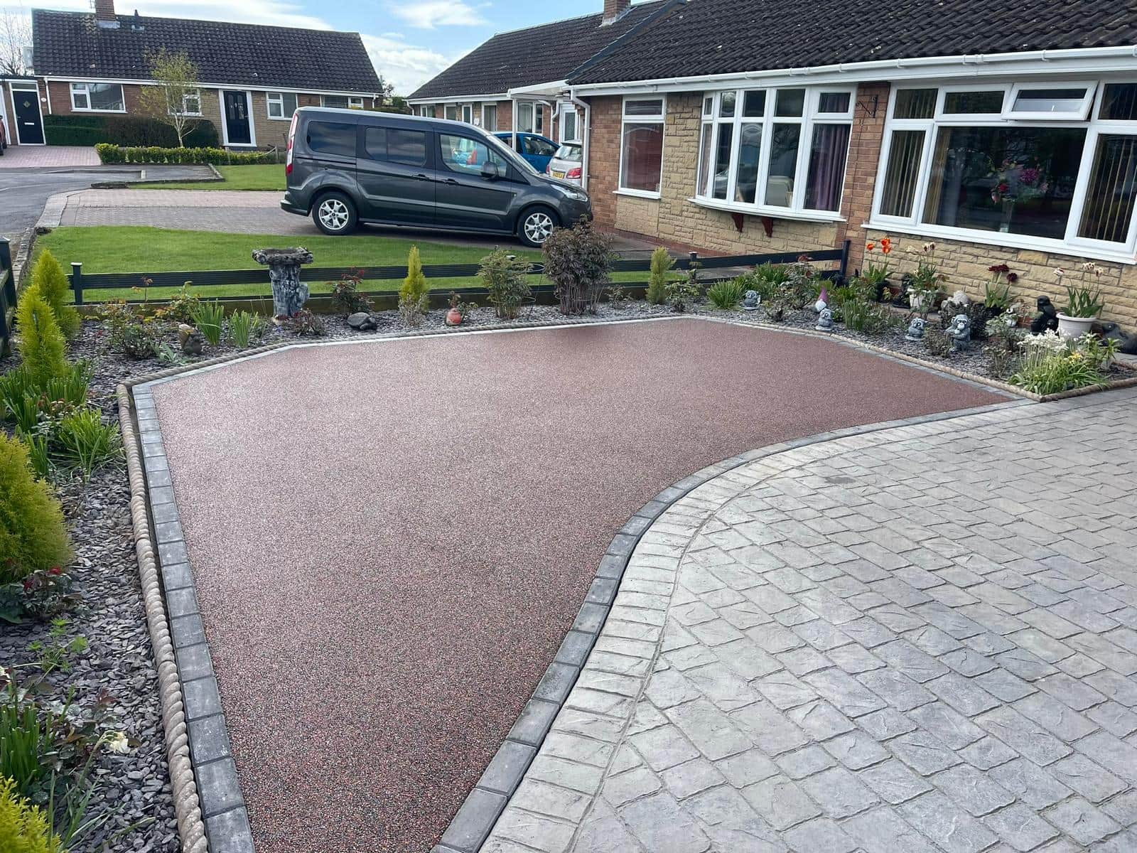Resin bound driveway installed by Active Driveways